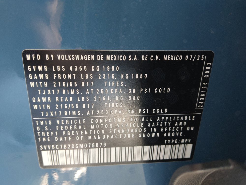 Used 2025 Volkswagen Taos S FWD image 33