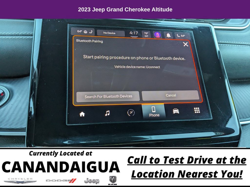 Used 2023 Jeep Grand Cherokee Altitude AWD/4WD image 15