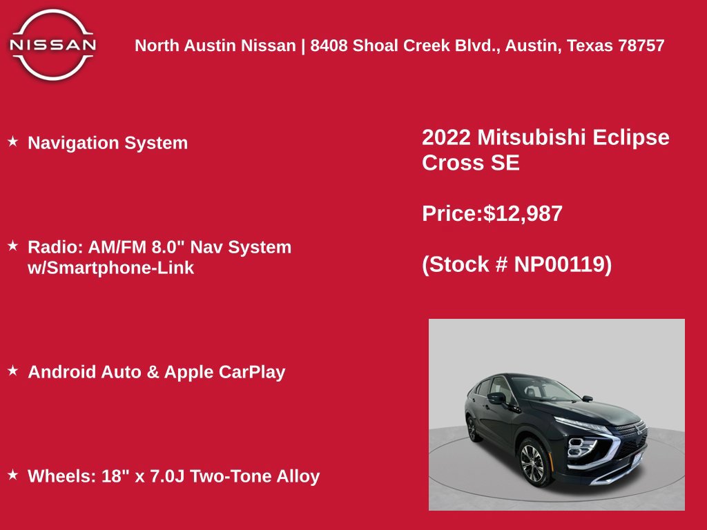 Used 2022 Mitsubishi Eclipse Cross SE AWD/4WD image 11