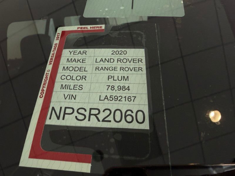 Used 2020 Land Rover Range Rover HSE image 44