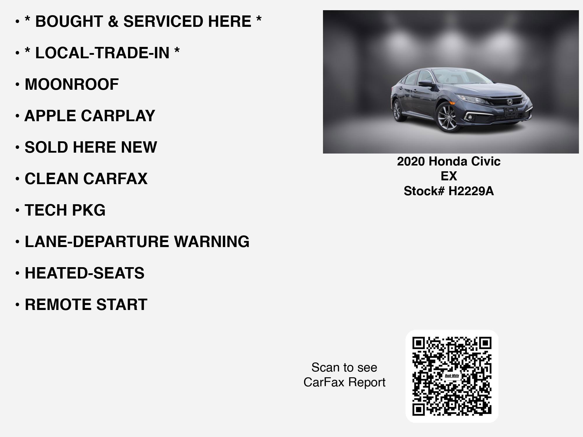 Used 2020 Honda Civic EX image 6