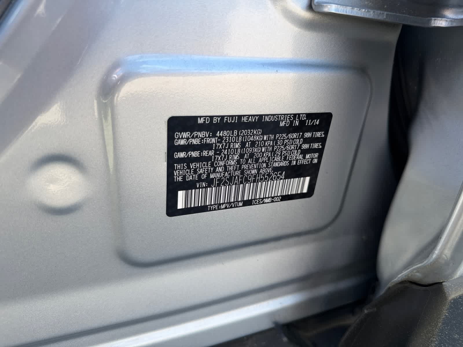 Used 2015 Subaru Forester 2.5i Premium AWD/4WD image 16