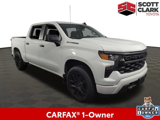 Used 2023 Chevrolet Silverado 1500 Custom w/ LPO, Dark Essentials Package AWD/4WD 360° Tour