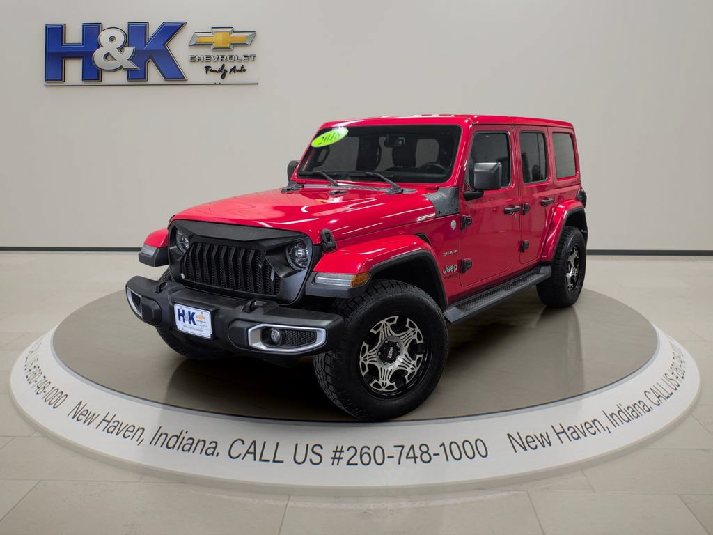 Used 2018 Jeep Wrangler Unlimited Sahara w/ Uconnect 4C Nav & Sound Group AWD/4WD image 3