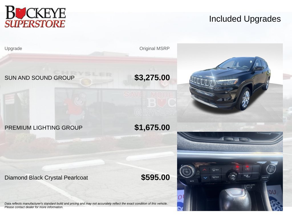 Certified 2023 Jeep Compass Latitude w/ Sun and Sound Group AWD/4WD image 9