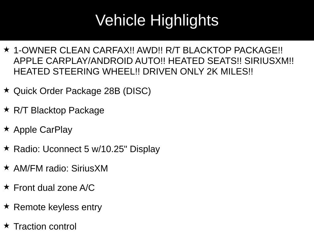 Used 2024 Dodge Hornet R/T w/ R/T Blacktop Package image 2