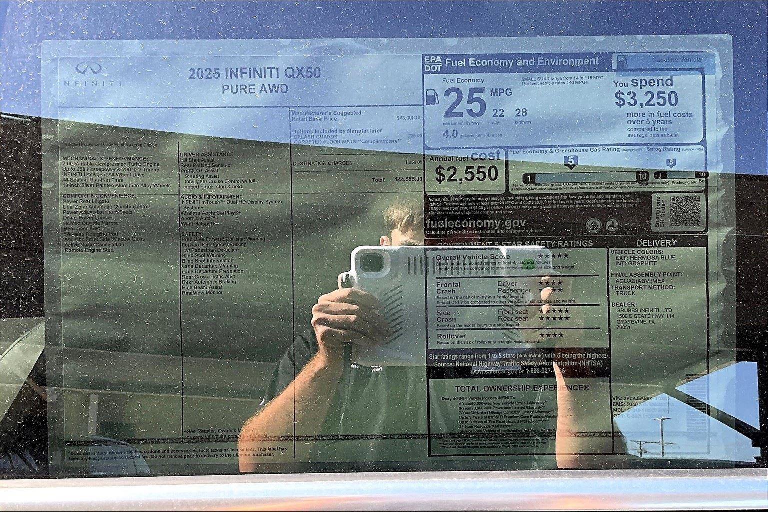 New 2025 INFINITI QX50 Pure image 27