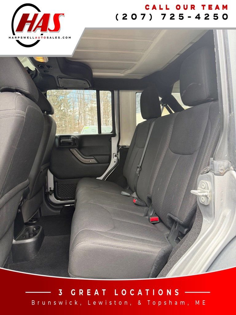 Used 2017 Jeep Wrangler Unlimited Sport w/ Quick Order Package 24S AWD/4WD image 12