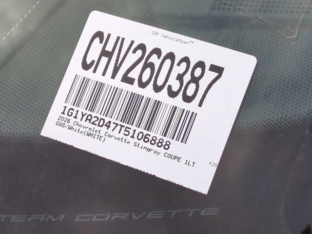 New 2026 Chevrolet Corvette Stingray Coupe w/ Battery Protection Package image 45