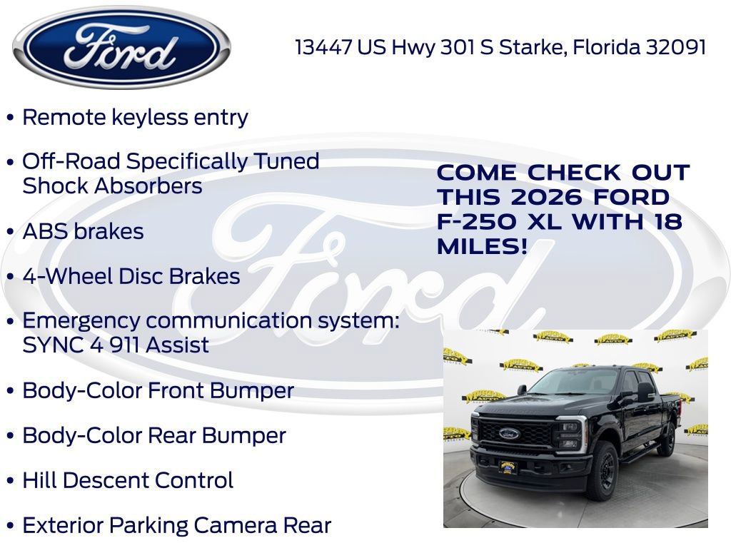 New 2026 Ford F250 XL w/ STX Appearance Package image 30