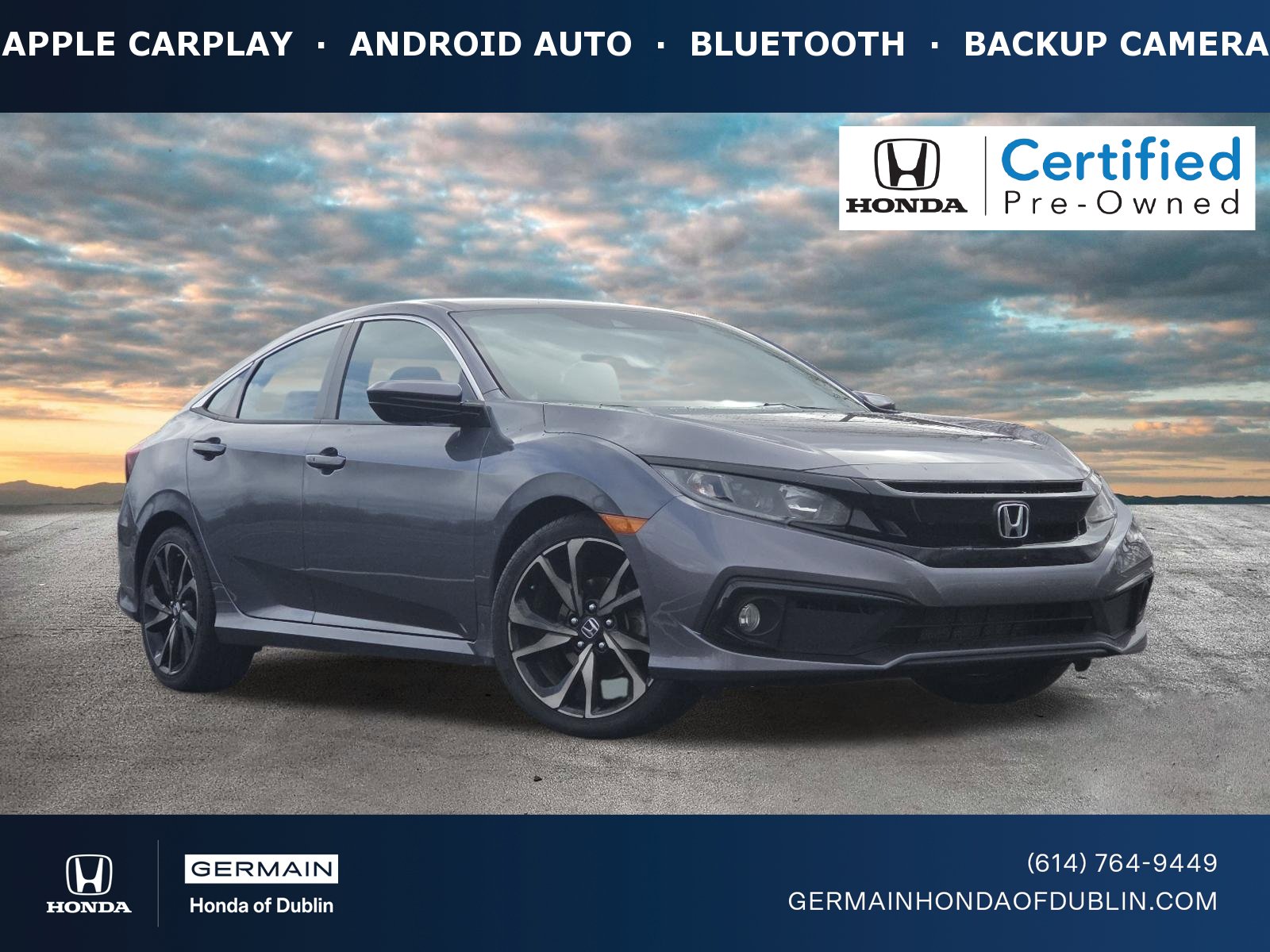 Certified 2021 Honda Civic Sport