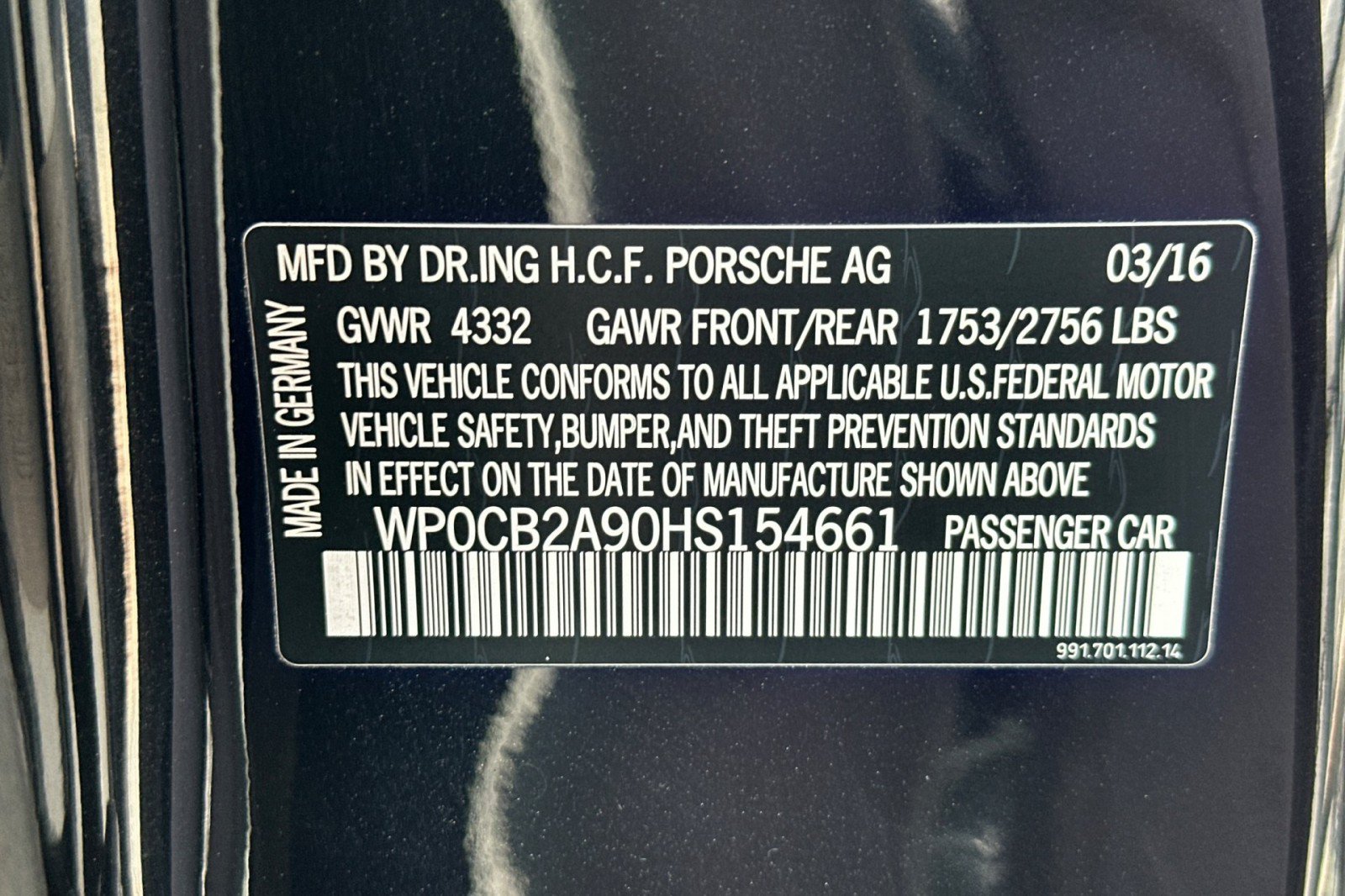Certified 2017 Porsche 911 Carrera S RWD image 28