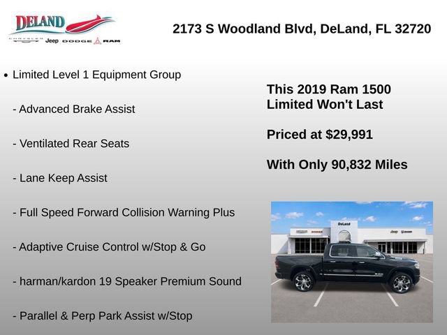 Used 2019 RAM 1500 Limited AWD/4WD image 8