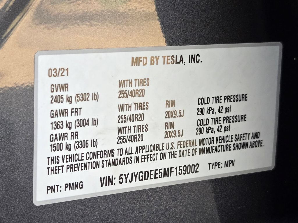 Used 2021 Tesla Model Y Long Range AWD/4WD image 29