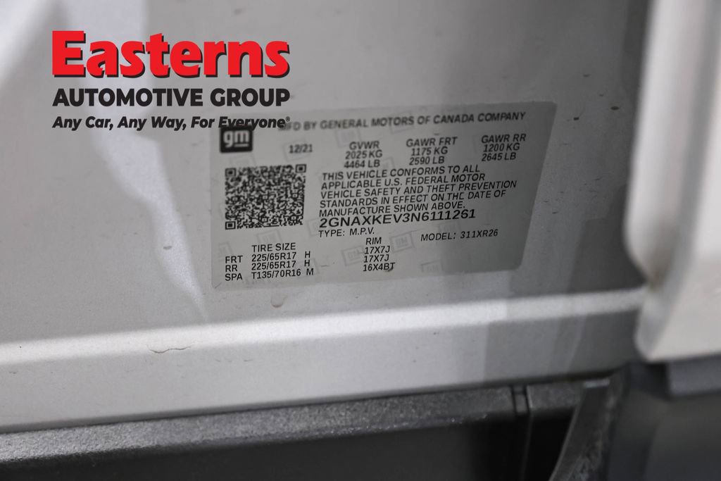 Used 2022 Chevrolet Equinox LT FWD image 34