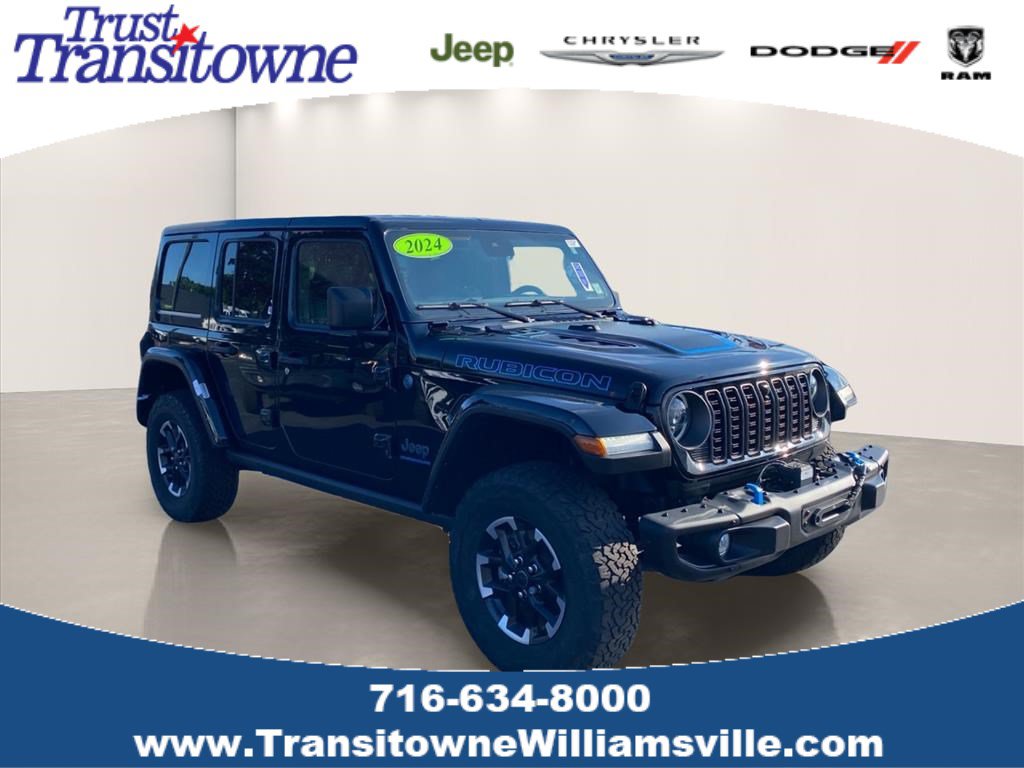 Used 2024 Jeep Wrangler Unlimited Rubicon 4xe AWD/4WD image 1