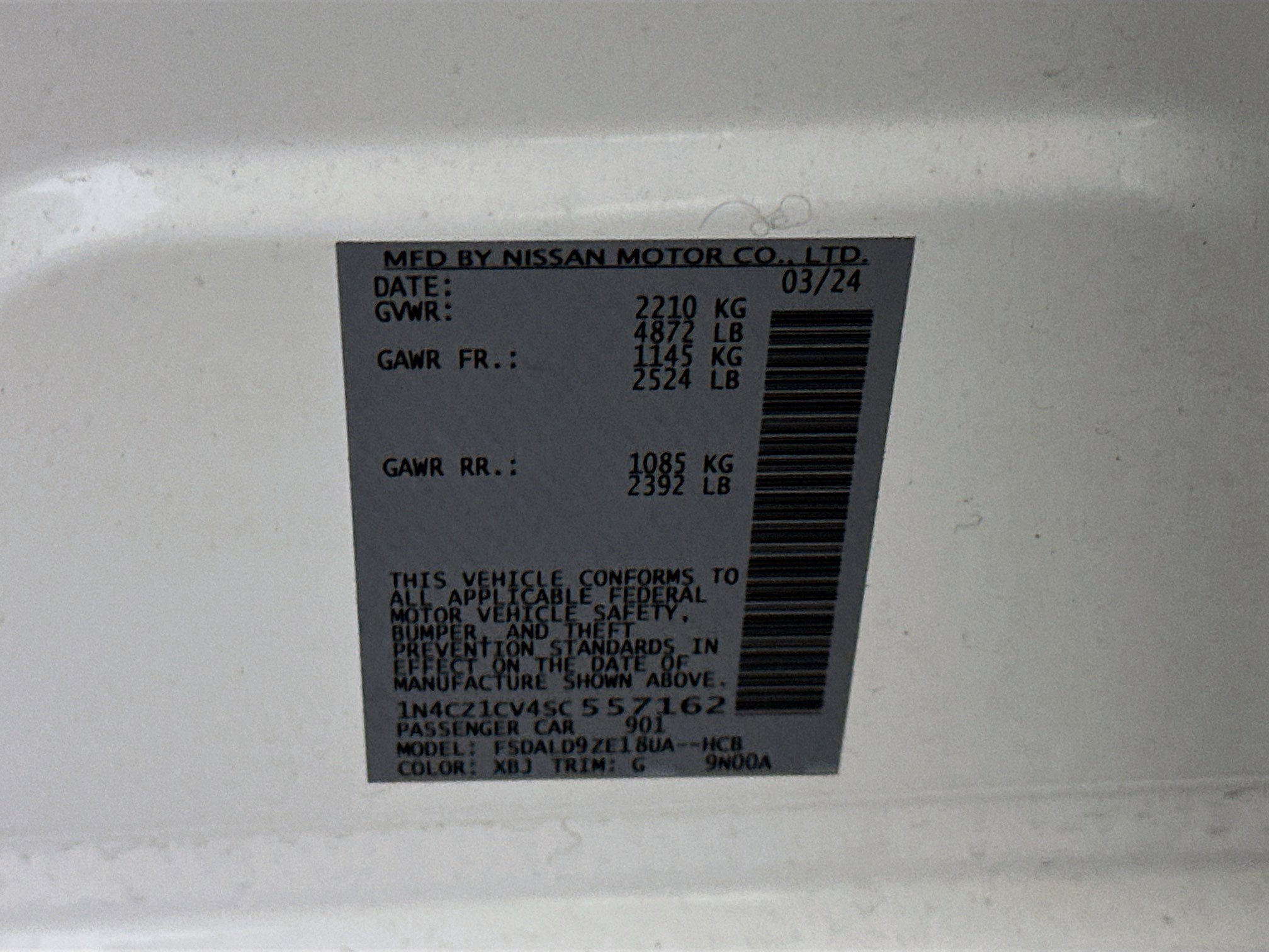 Used 2025 Nissan Leaf SV Plus FWD image 12