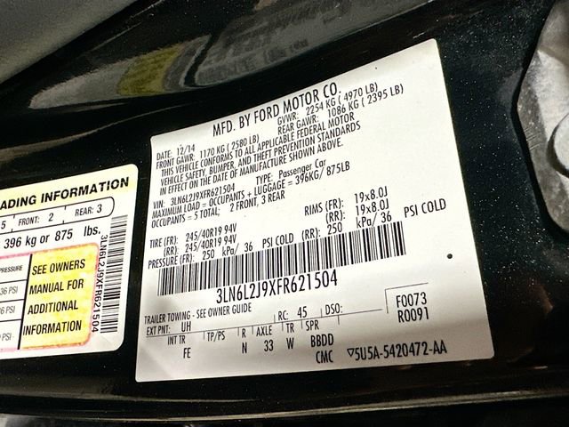 Used 2015 Lincoln MKZ AWD w/ Equipment Group 101A Select image 30