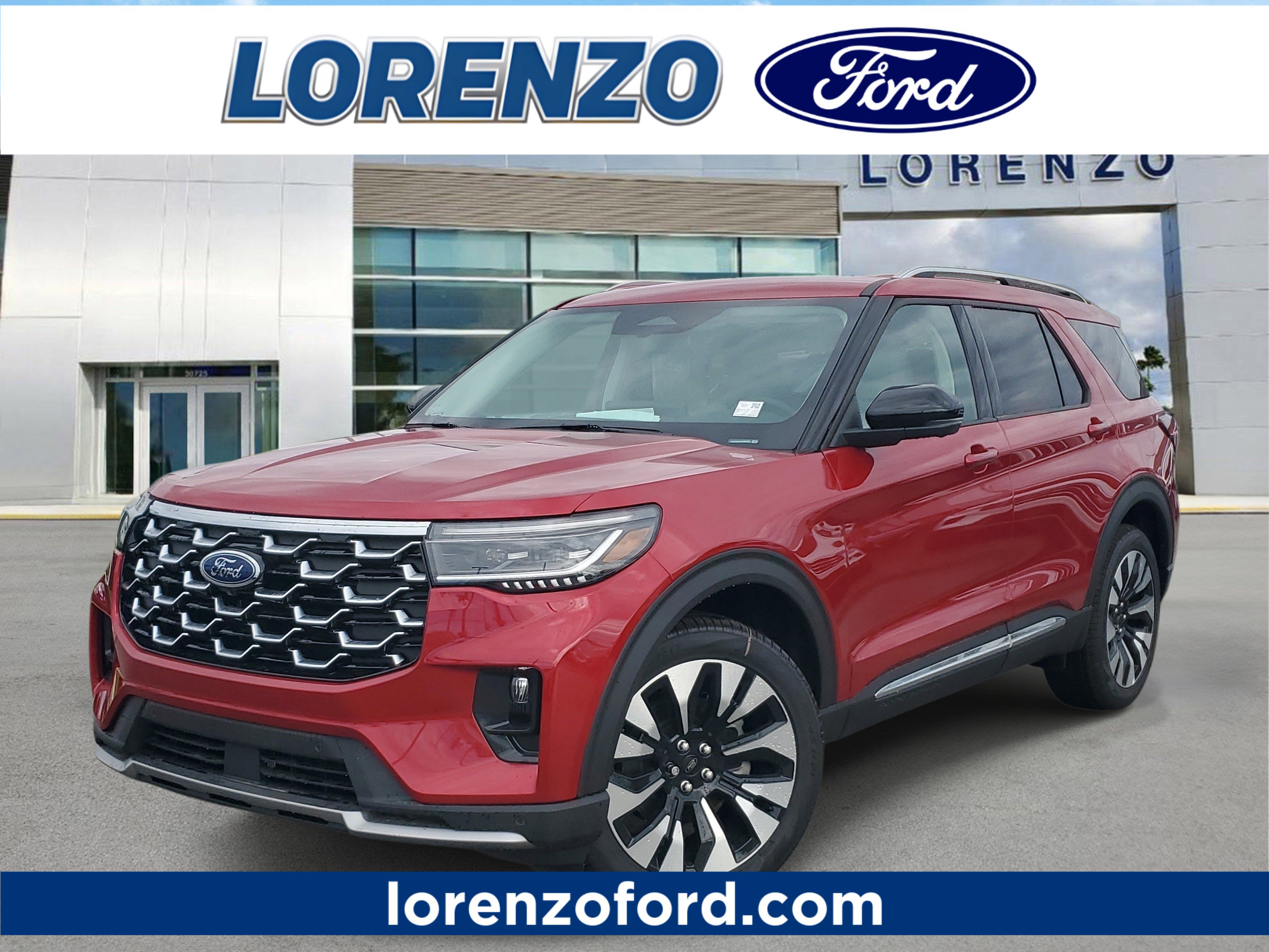 New 2026 Ford Explorer Platinum w/ LUX Leather Package