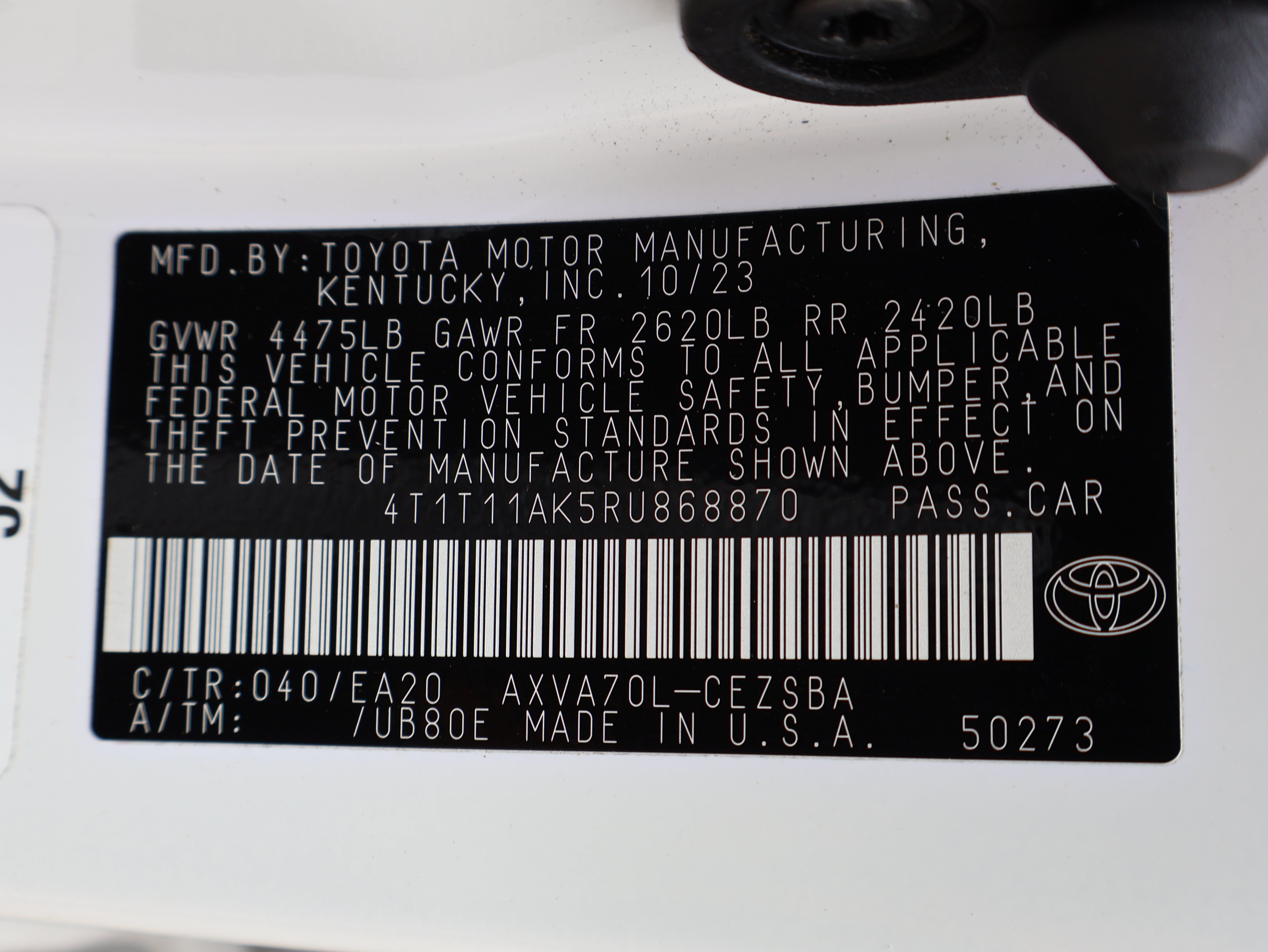 Used 2024 Toyota Camry SE w/ Convenience Package FWD image 46