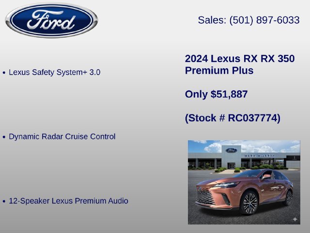 Used 2024 Lexus RX 350 Premium Plus w/ Convenience Package FWD image 12