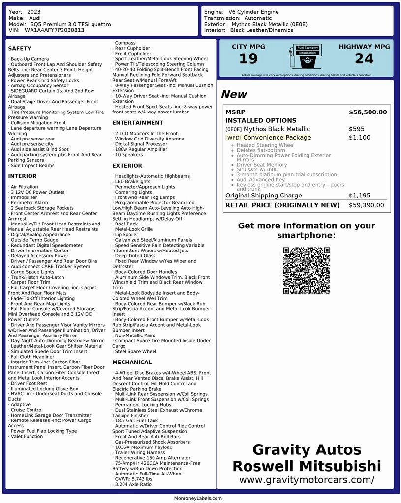 Used 2023 Audi SQ5 Premium w/ Convenience Package image 3