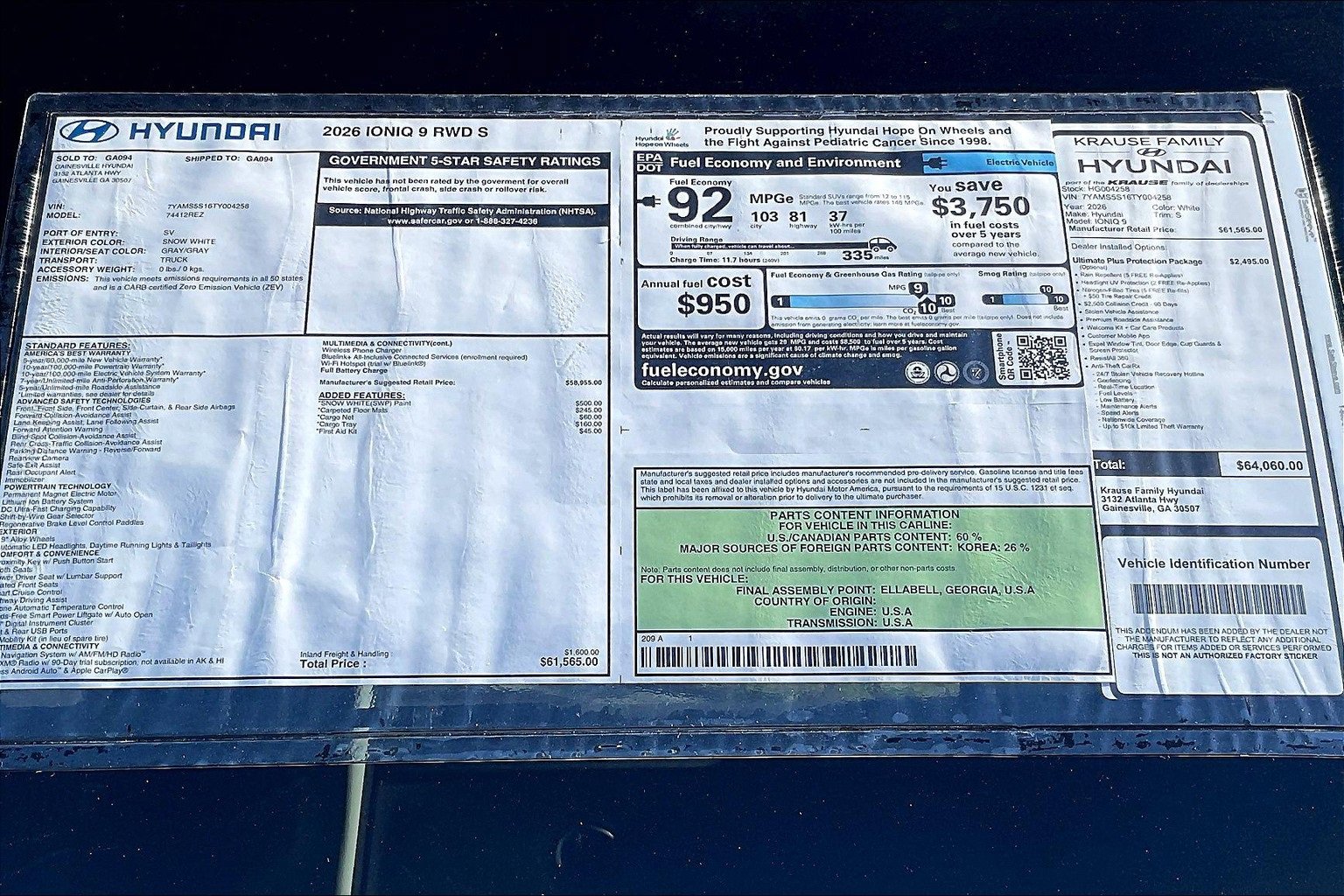 New 2026 Hyundai Ioniq 9 S image 12