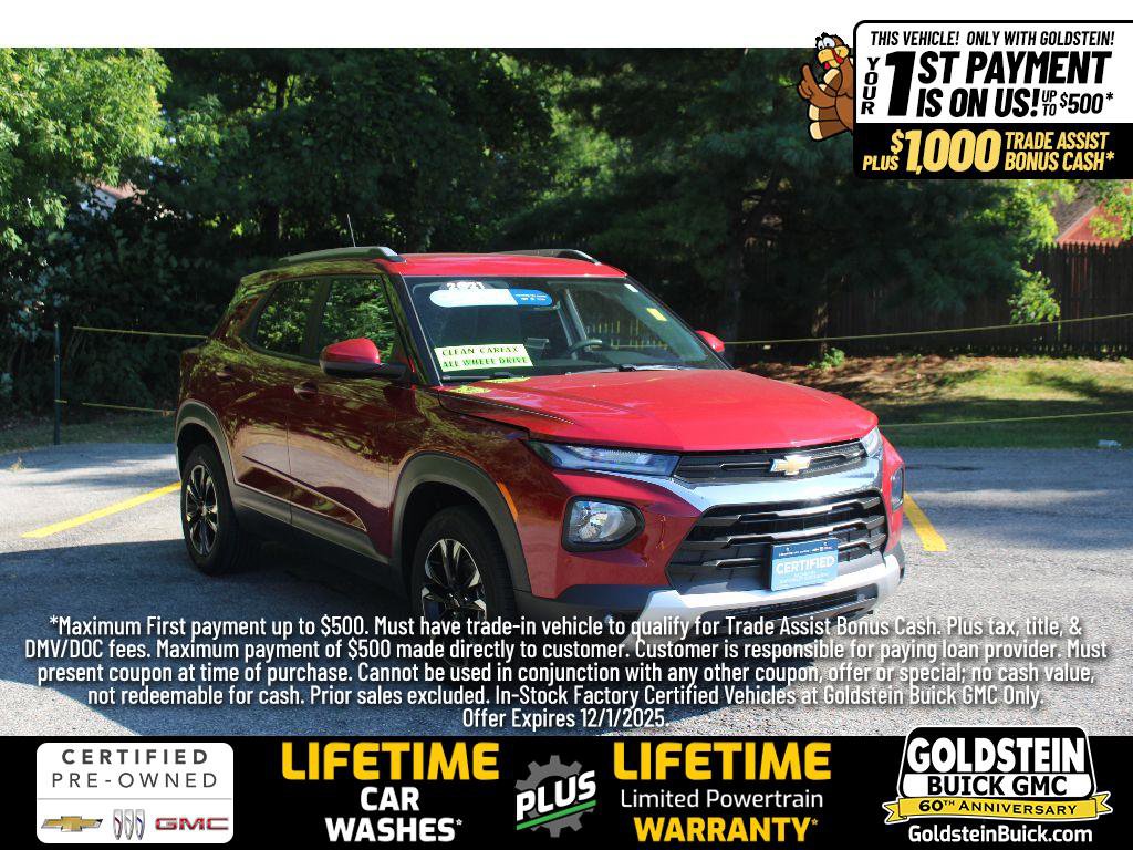 Certified 2021 Chevrolet TrailBlazer LT w/ Convenience Package