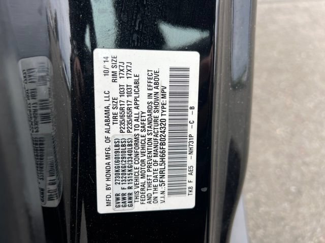Used 2015 Honda Odyssey EX-L image 11