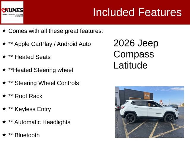 New 2026 Jeep Compass Latitude image 4
