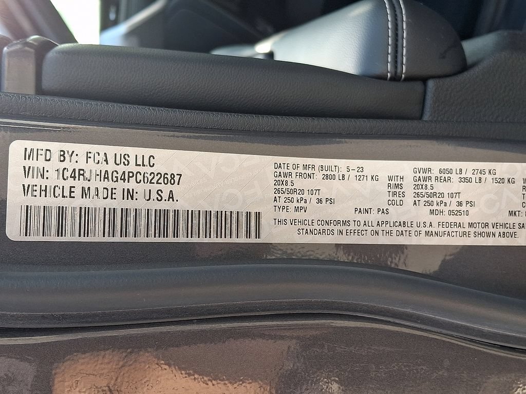 Certified 2023 Jeep Grand Cherokee Altitude AWD/4WD image 26