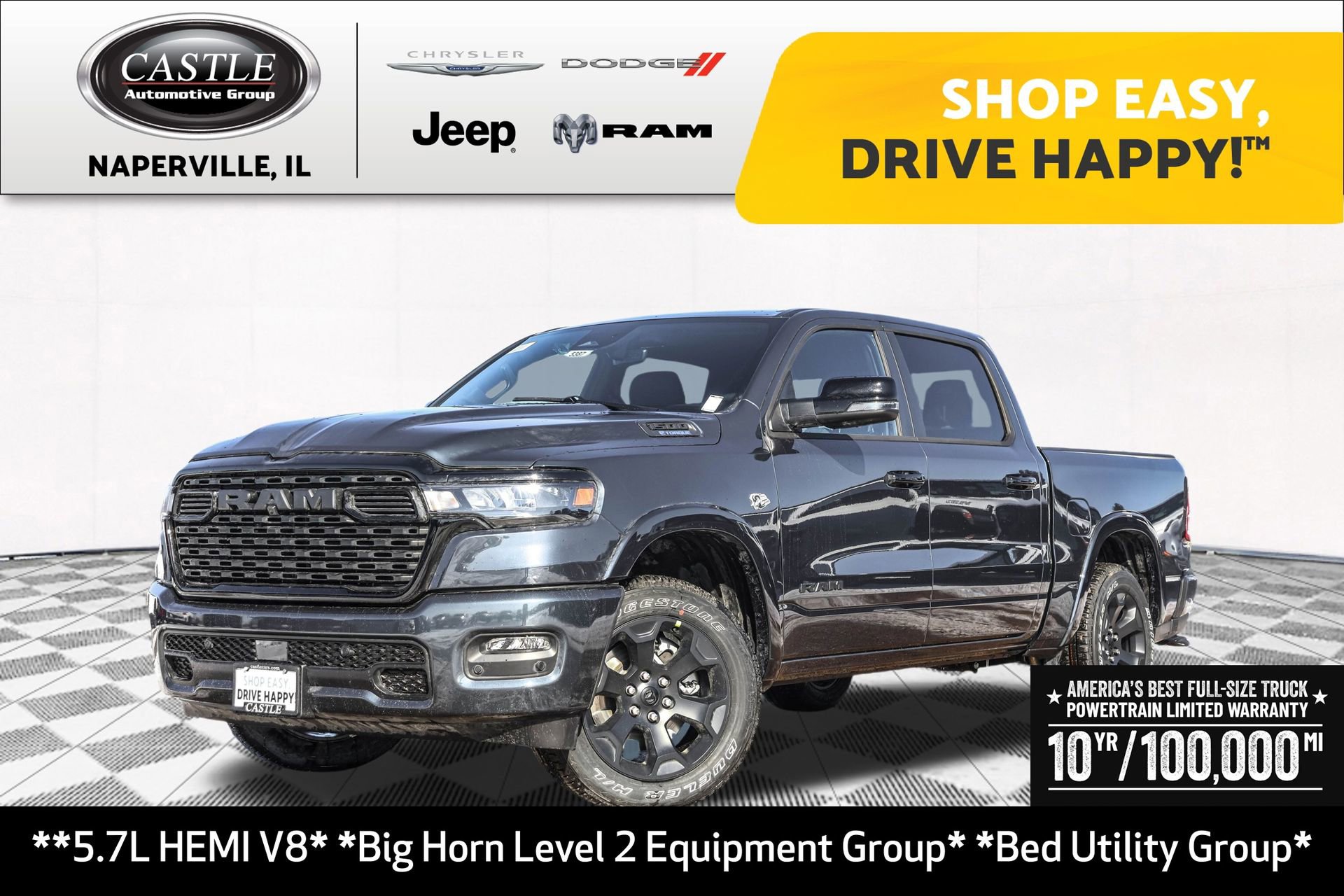 New 2026 RAM 1500 4x4 Crew Cab