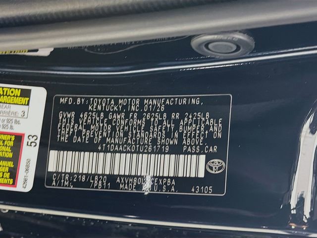 Used 2026 Toyota Camry XSE FWD image 38