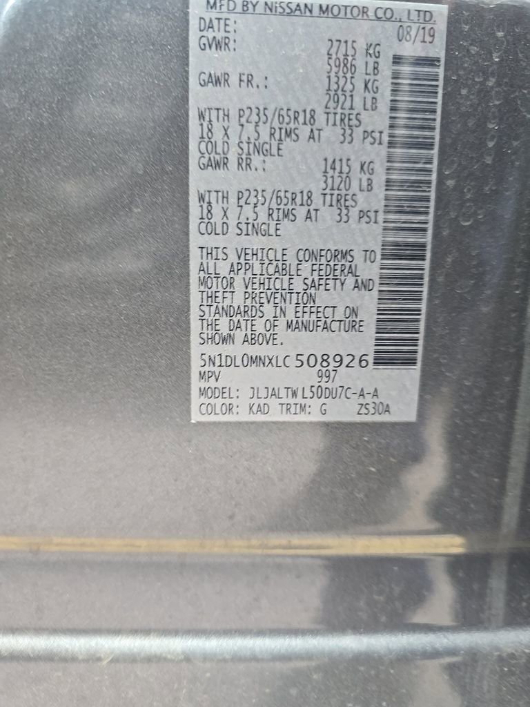 Used 2020 INFINITI QX60 Luxe w/ Essential Package FWD image 18