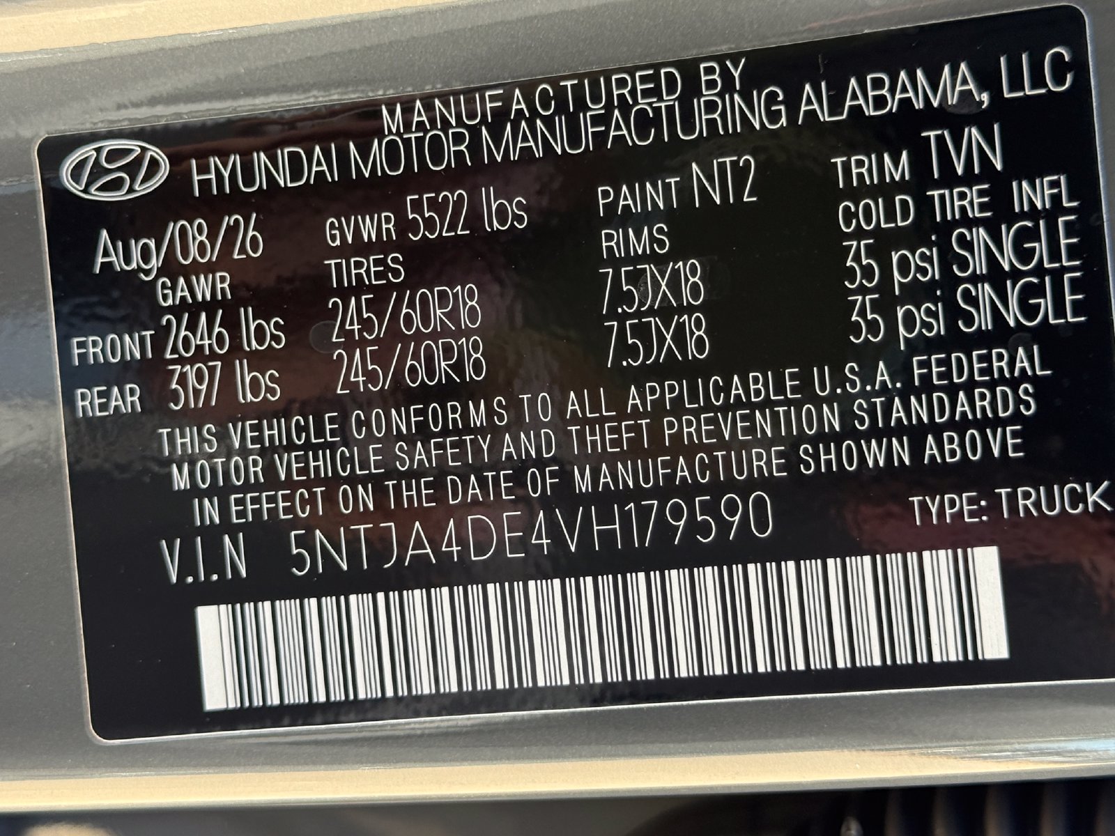 New 2027 Hyundai Santa Cruz SE FWD image 26