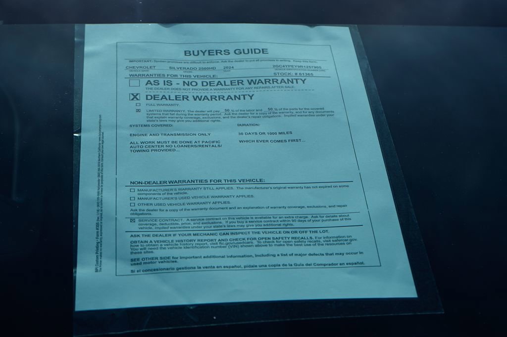 Used 2024 Chevrolet Silverado 2500 LTZ w/ LTZ Premium Package AWD/4WD image 59