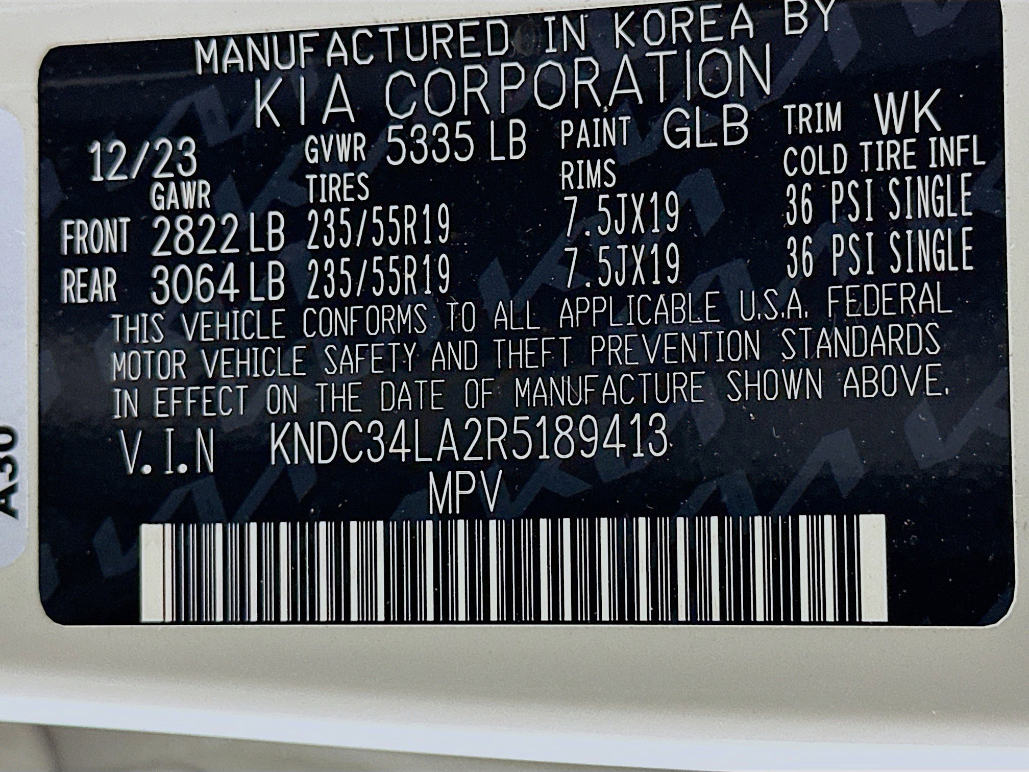 Used 2024 Kia EV6 Wind w/ Wind Technology Package RWD image 12