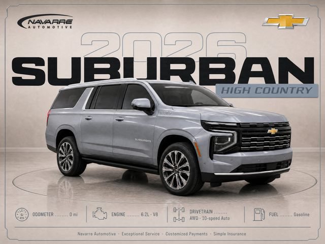 New 2026 Chevrolet Suburban High Country AWD/4WD video 1