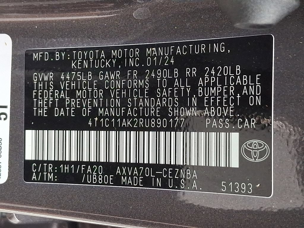 Used 2024 Toyota Camry LE FWD image 27