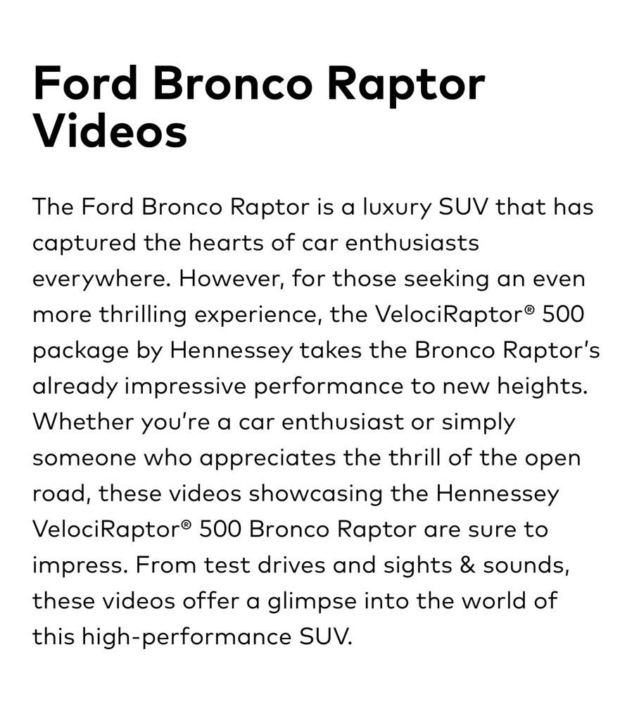 Used 2023 Ford Bronco Raptor AWD/4WD image 18