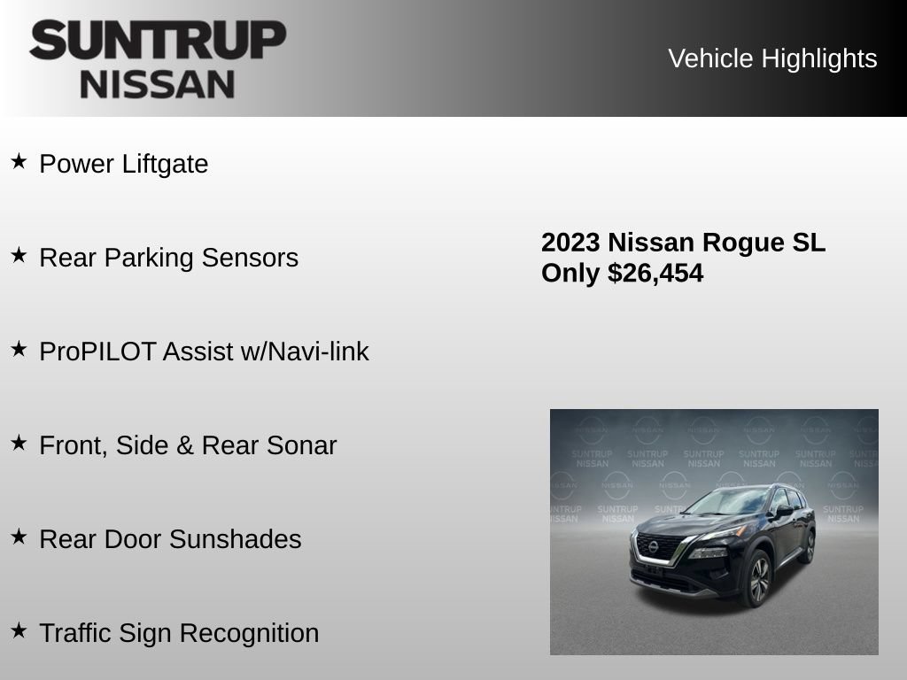 Used 2023 Nissan Rogue SL w/ SL Premium Package AWD/4WD image 16