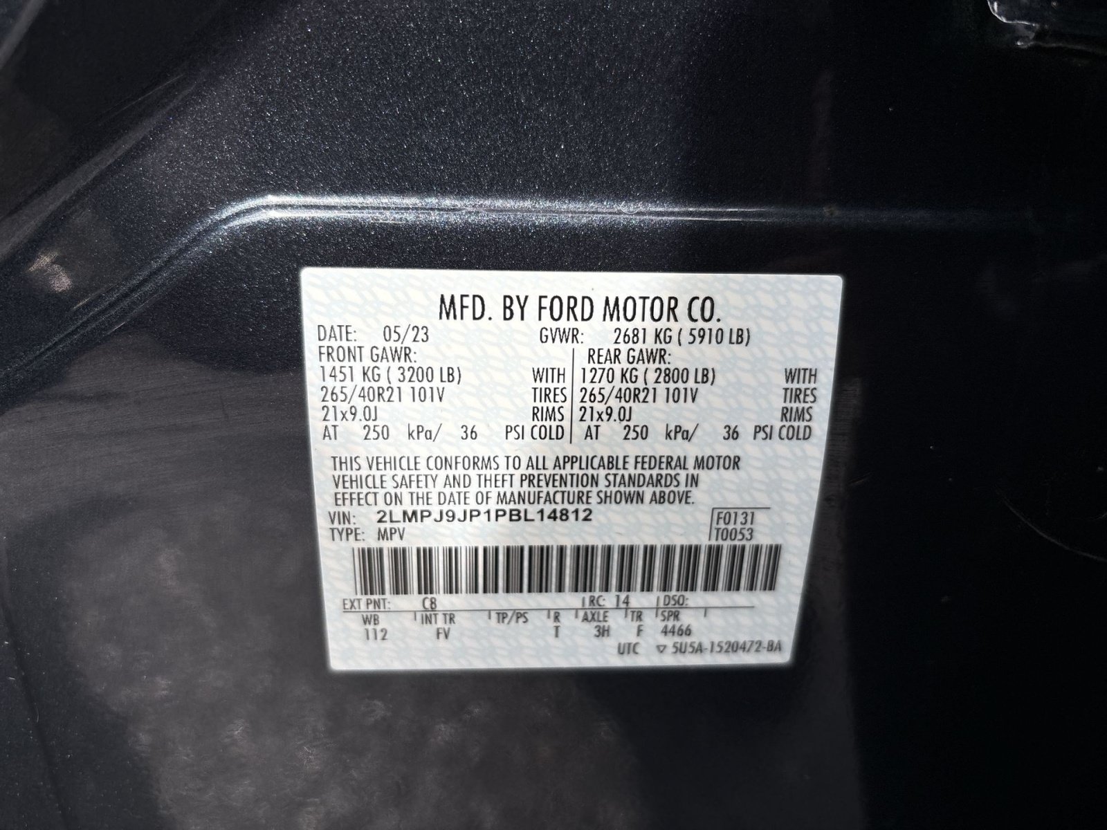 Used 2023 Lincoln Nautilus Black Label w/ Class II Trailer Tow Package AWD/4WD image 29