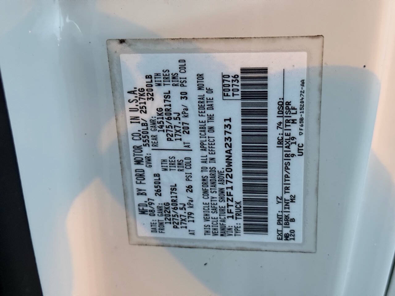 Used 1998 Ford F150 XL RWD image 12