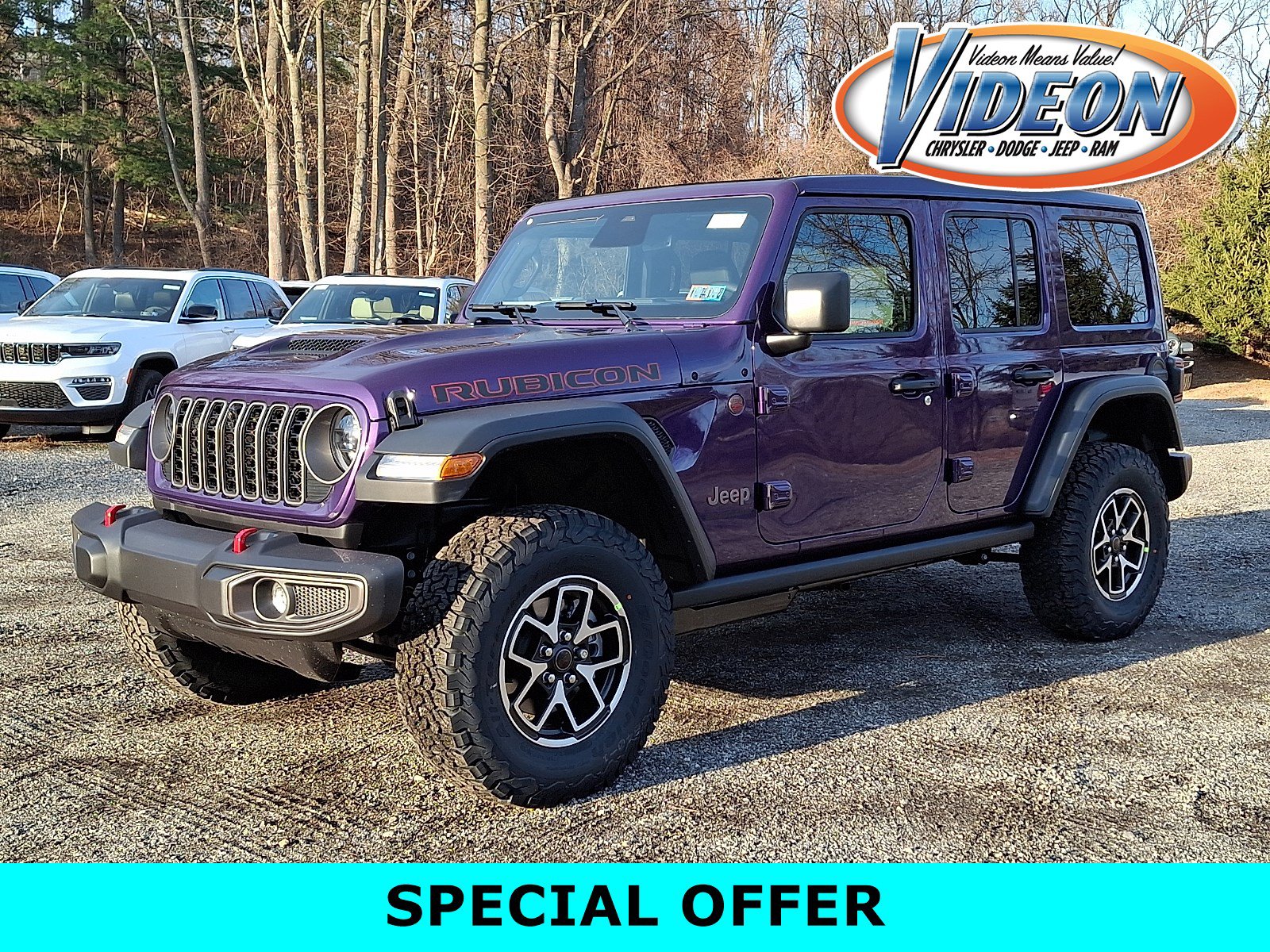 New 2026 Jeep Wrangler Unlimited Rubicon w/ Safety Group AWD/4WD image 1