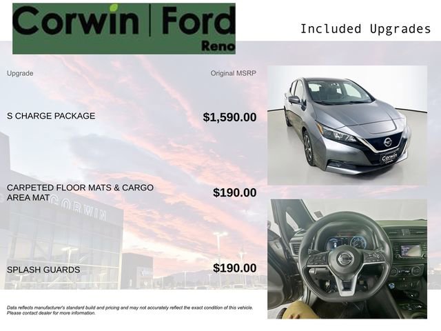 Used 2018 Nissan Leaf S w/ S Charge Package FWD image 3