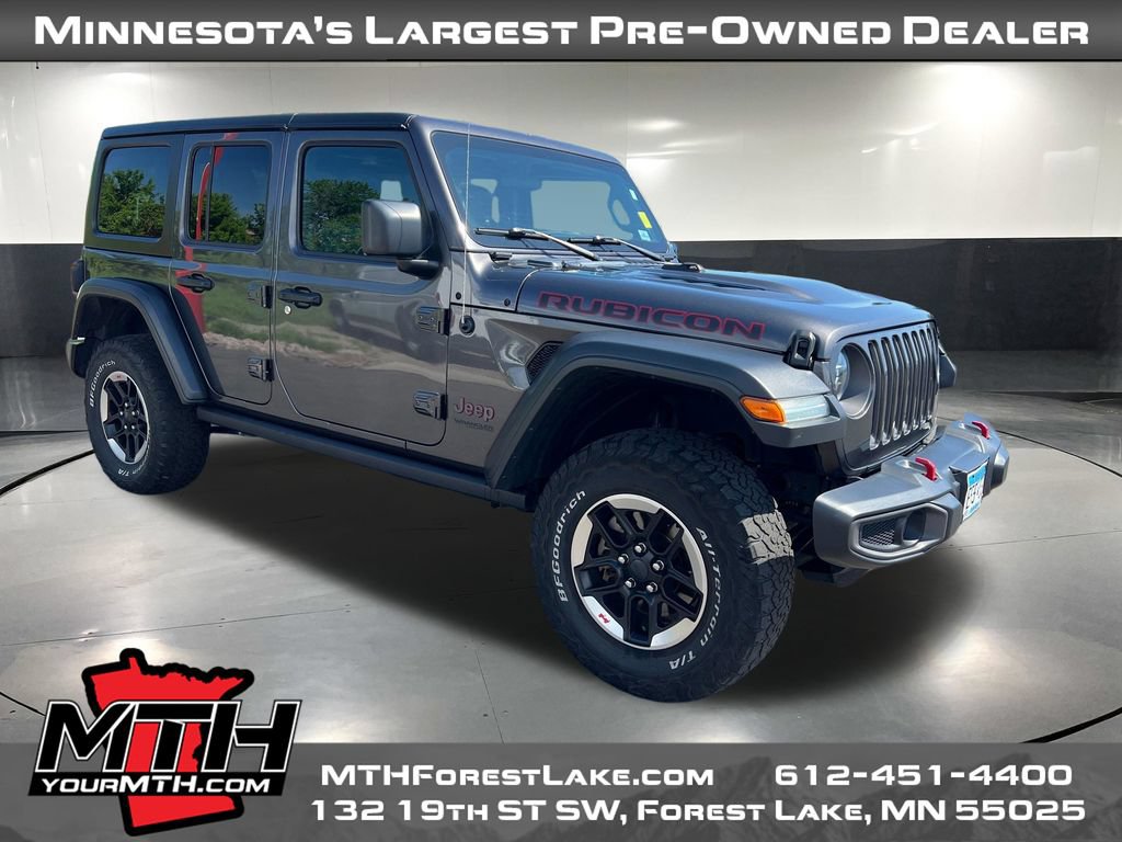 Used 2020 Jeep Wrangler Unlimited Rubicon w/ LED Lighting Group
