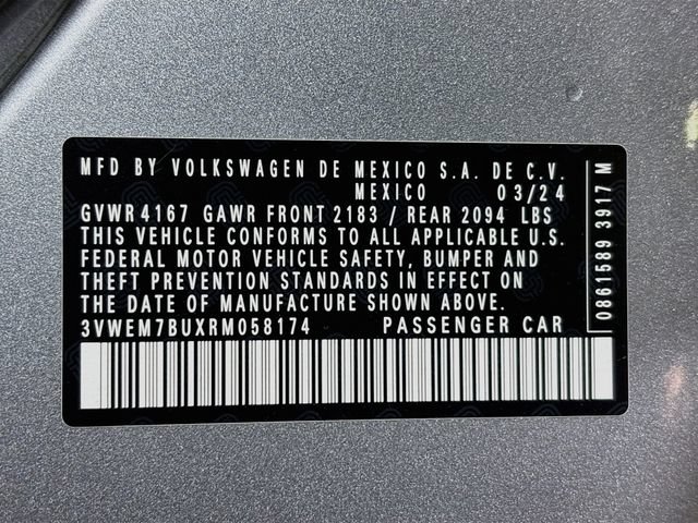 Certified 2024 Volkswagen Jetta SE FWD image 34