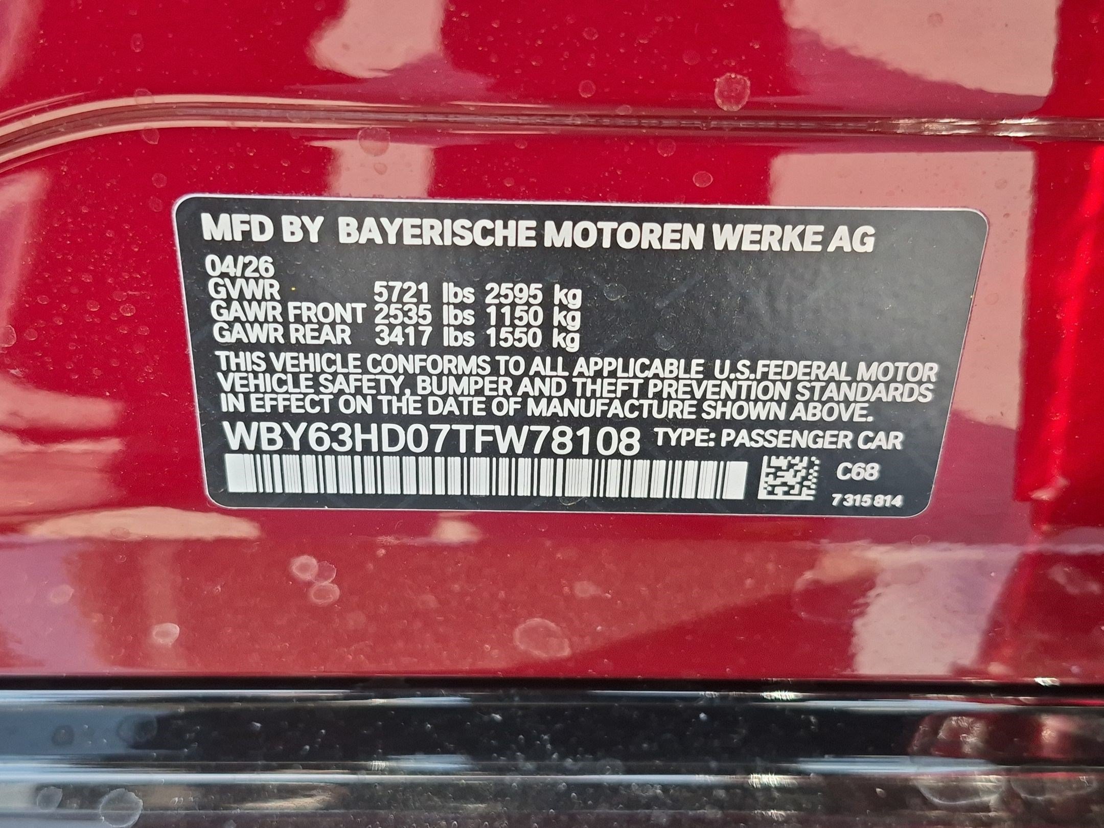 New 2026 BMW i4 eDrive40 w/ M Sport Package RWD image 36