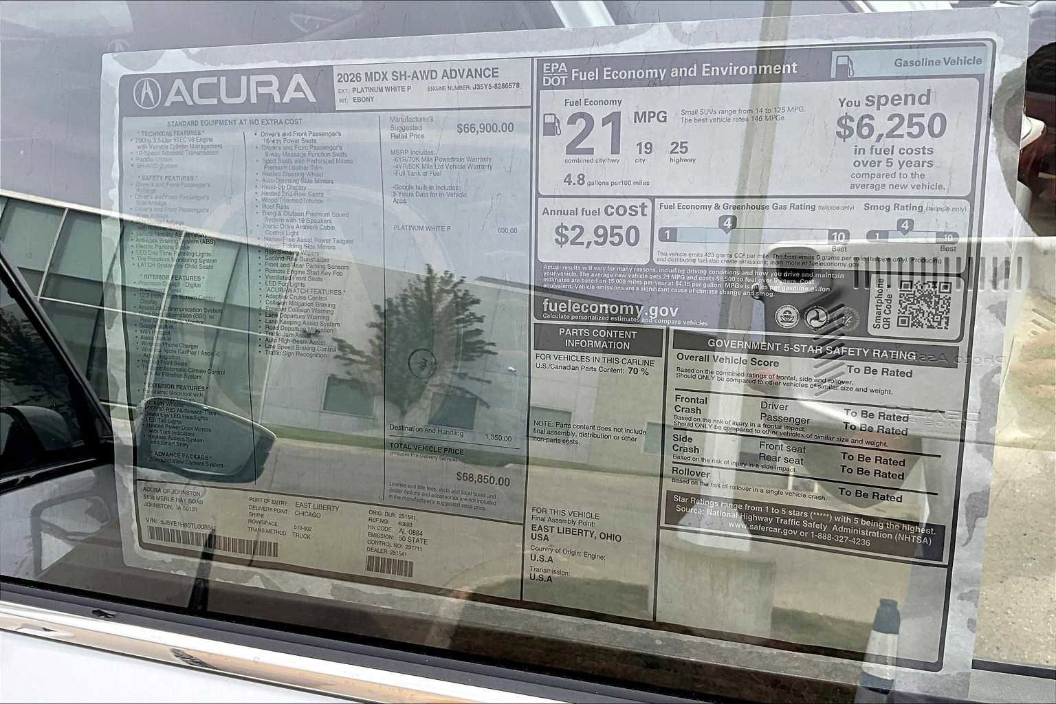 New 2026 Acura MDX SH-AWD w/ Advance Package image 20