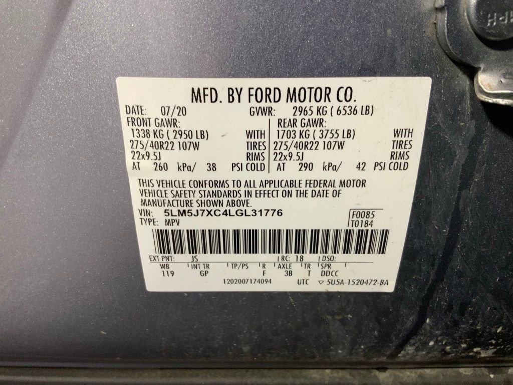 Used 2020 Lincoln Aviator Reserve w/ Equipment Group 202A AWD/4WD image 33